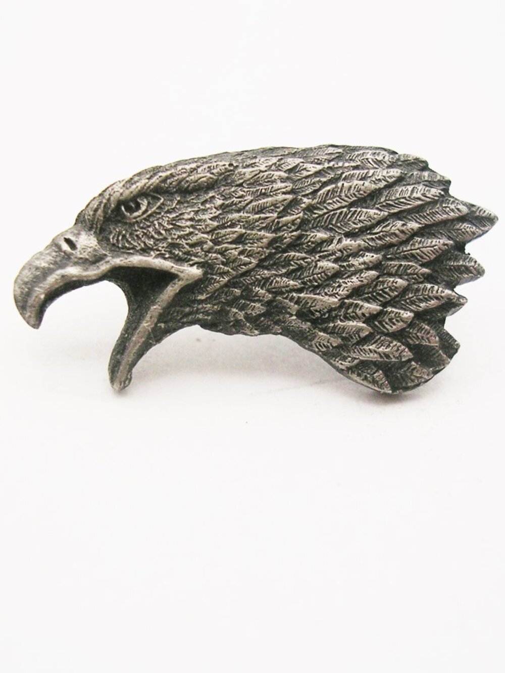 Vintage Bergamot Eagle Tie Tack Pin Pewter Finish